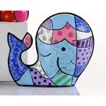 Romero Britto Figurine - Mini Whale - Brendan's Whale