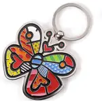 Romero Britto Key Chain Butterfly