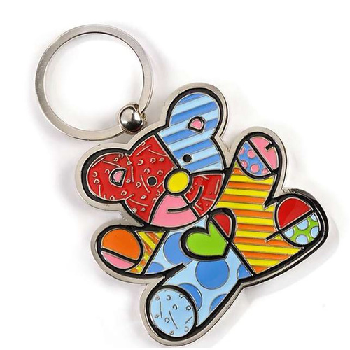 Romero Britto Key Chain Teddy Bear