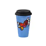 Romero Britto Porcelain Travel Mug Flying Heart
