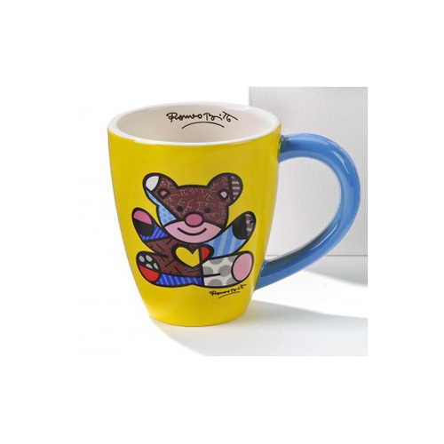 Romero Britto Ceramic Mug Teddy