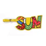 Romero Britto Luggage Tag - Sun