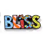 Romero Britto Mini Decor Words - Bliss