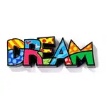 Romero Britto Mini Decor Words - Dream