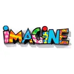 Romero Britto Mini Decor Words - Imagine