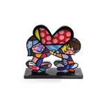 Romero Britto Figurine - Boy and Girl with Heart
