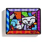 Romero Britto Glass Magnet - Cat