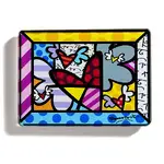 Romero Britto Glass Magnet - Flying Hearts