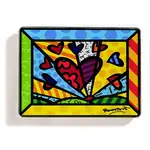 Romero Britto Glass Magnet - Hearts