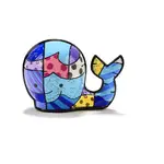 Romero Britto Limited Release Animal - Brendan's Whale
