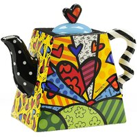 Romero Britto Ceramic Teapot - A New Day Design