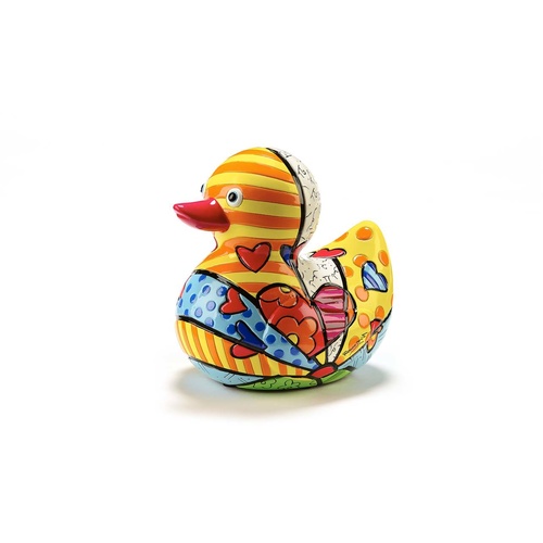 Romero Britto Limited Edition Figurine Duck - Happy