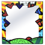 Romero Britto 12" Square Mirror - A New Day