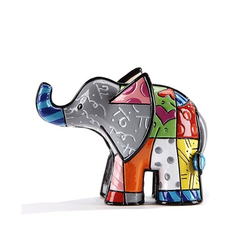 Romero Britto Figurine - Mini Elephant - Good Luck