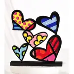 Romero Britto Figurine - Stacked Hearts