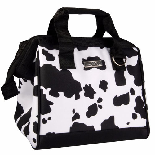 Sachi Insulated Lunch Tote - Cow Print