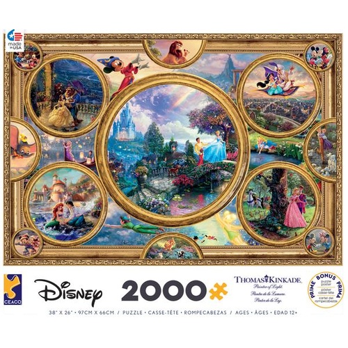 Thomas Kinkade Disney 2000pc - Disney Classics