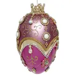Mark Roberts Faberge Jewel Egg Hanging Ornament - Purple