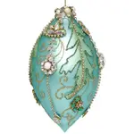 Mark Roberts King's Jewel Finial Hanging Ornament - Turquoise
