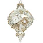 Mark Roberts King's Jewel Extra Fancy Finial Hanging Ornament - Ivory