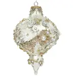 Mark Roberts King's Jewel Extra Fancy Finial Hanging Ornament - Ivory