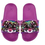 Beanie Boos Sequin Slides - Dotty the Multicoloured Leopard