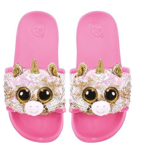 Beanie Boos Sequin Slides - Fantasia the Multicoloured Unicorn