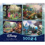 Thomas Kinkade Disney 4 x 500pc - V5