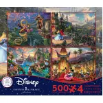 Thomas Kinkade Disney 4 x 500pc - V7