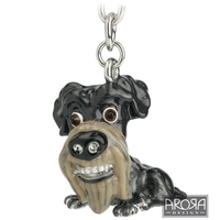 Pets With Personality - Little Paws Keyring - Schnauzer
