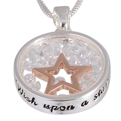 Equilibrium Crystal Sentiment Necklace - Wish upon a Star