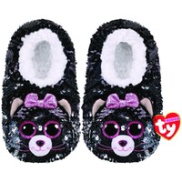 Beanie Boos Sequin Slipper Socks - Kiki the Grey Cat