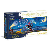 Clementoni Puzzle 1000pc - Disney Mickey and Minnie Mouse Panorama