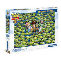 Clementoni Puzzle 1000pc - Disney Toy Story 4 Impossible Puzzle!