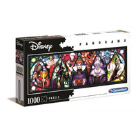 Clementoni Puzzle 1000pc - Disney Villains Panorama