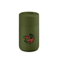 Disney x Frank Green Reusable Cup - Ceramic 295ml Limited Edition Disney Khaki Baby Cave Simba Push Button Lid