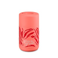 Disney x Frank Green Reusable Cup - Ceramic 295ml Limited Edition Disney Living Coral Lion Animal Print Push Button Lid