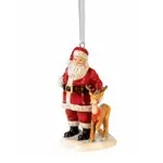 Royal Doulton Christmas Ornament - Santa & Reindeer