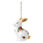 Royal Albert Old Country Roses Christmas Rabbit Ornament