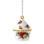 Royal Albert Old Country Roses Christmas Cupcake Ornament