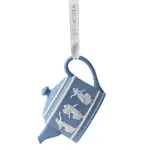 Wedgwood Christmas Iconic Teapot Dancing Hours Ornament - Blue