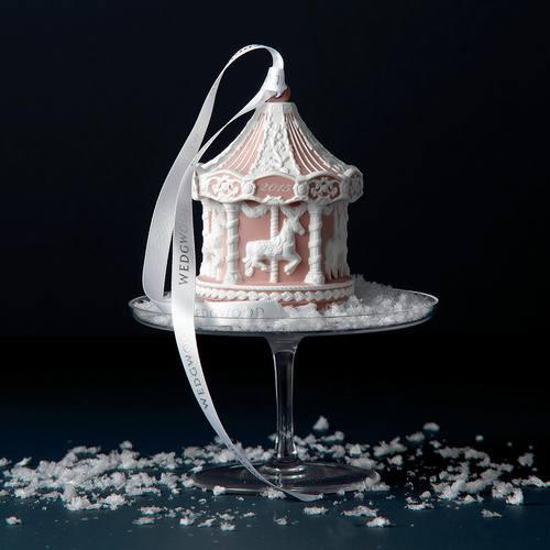 Wedgwood Christmas 2015 Baby's First Christmas Ornament - Pink