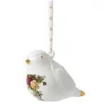 Royal Albert Old Country Roses Christmas Robin Ornament