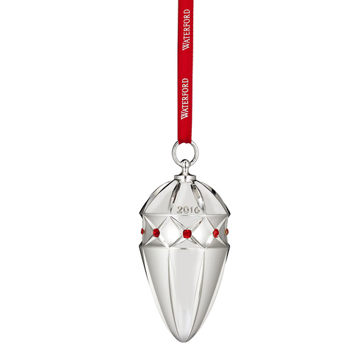 Waterford Silver 2016 Lismore Bauble Ornament