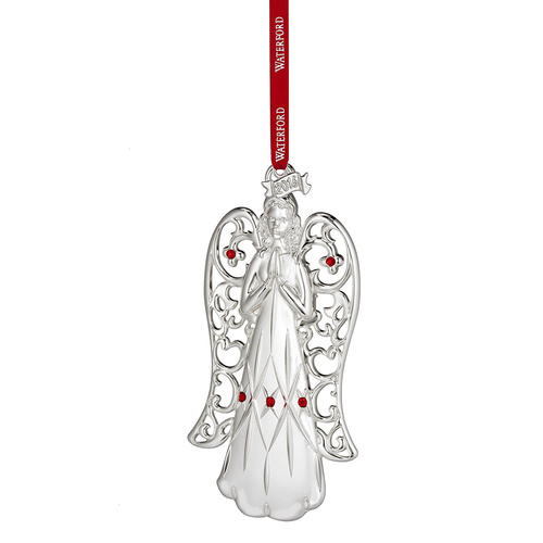 Waterford Crystal Silver 2016 Annual Angel Ornament