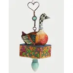 Heartwood Creek Hanging Ornament Collection - Six Geese A Laying Hanging Ornament