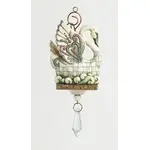 Heartwood Creek Hanging Ornament Collection - Seven Swans A Swimming Hanging Ornament