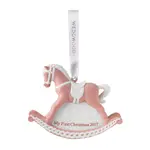 Wedgwood Christmas 2017 My First Christmas Ornament - Pink