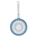 Wedgwood Christmas Neoclassical Disc Ornament - Blue