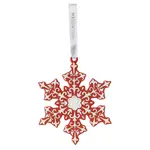 Wedgwood Christmas Snowflake Ornament - Red